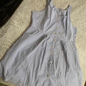Pinstriped dress